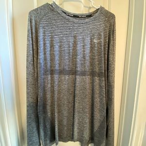 Gray Nike Running Tee